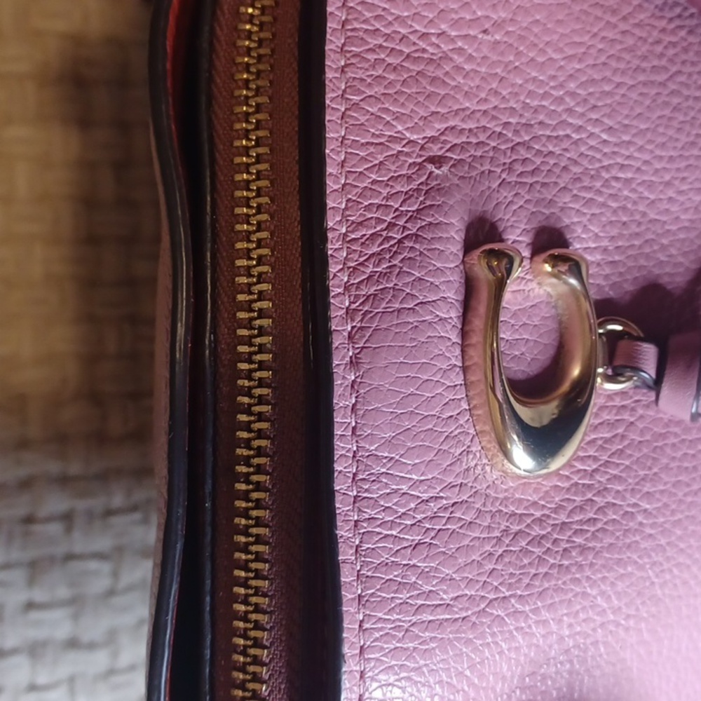 Coach Remi Rose Leather Women's Bag - Picture 4 of 9